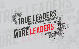 True leaders in the Federal Government don't create more leaders.